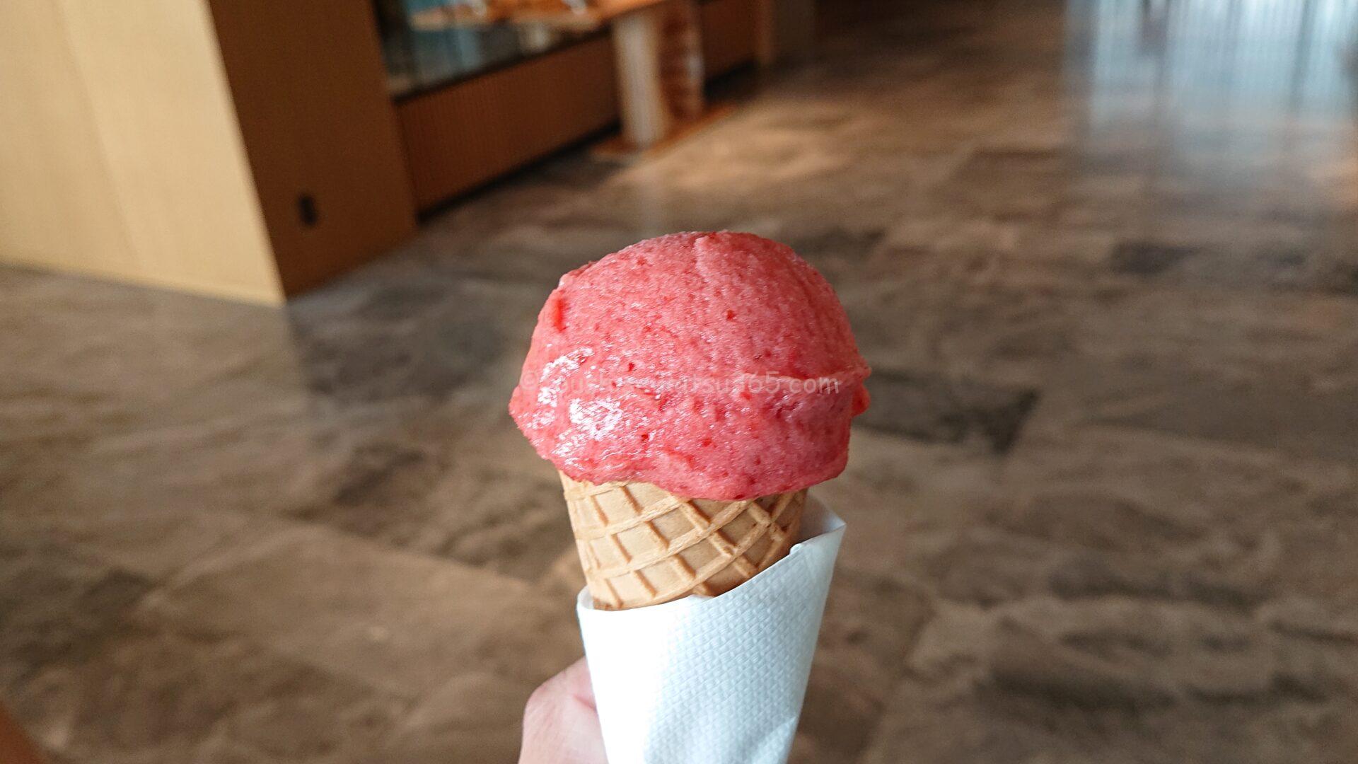 ウェスティンホテル横浜 マリオットボンヴォイ特典アイスクリーム