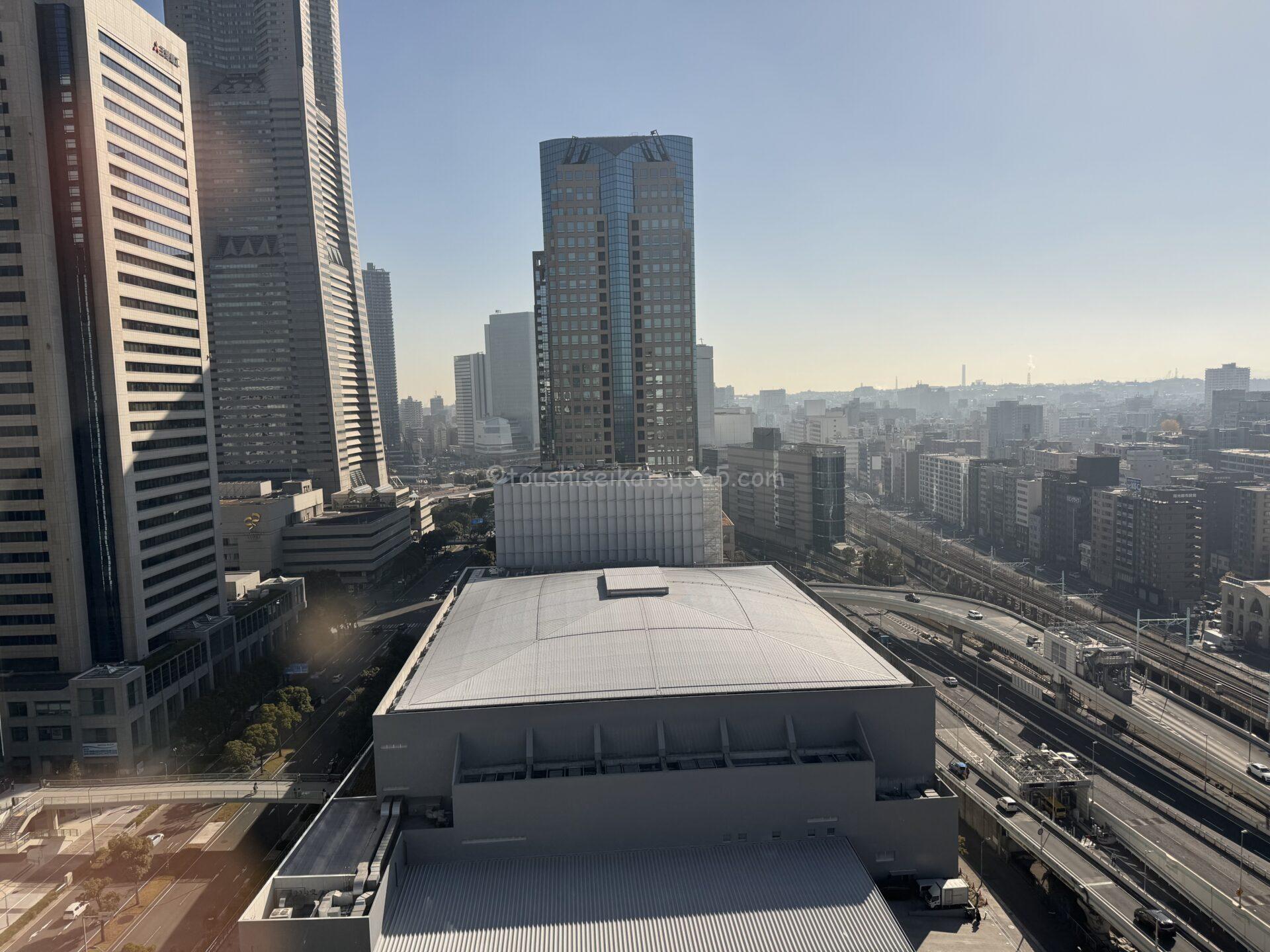 客室からの景色　ウェスティン横浜